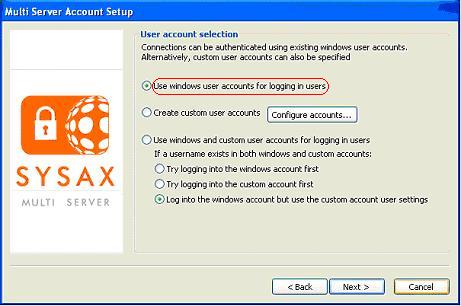 Authenticating with Windows user accounts